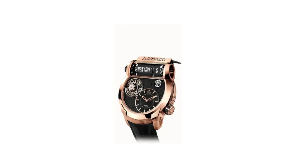 Jacob & Co. Epic SF24 Tourbillon — Rose Gold Grid Dial