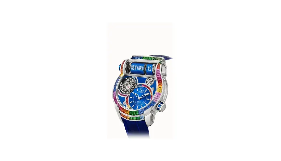 Jacob & Co. Epic SF24 Tourbillon Baguette — White Gold Arlequino