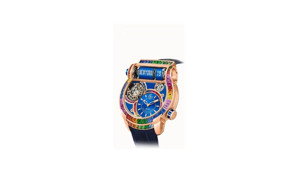 Jacob & Co. Epic SF24 Tourbillon Baguette — Rose Gold Arlequino
