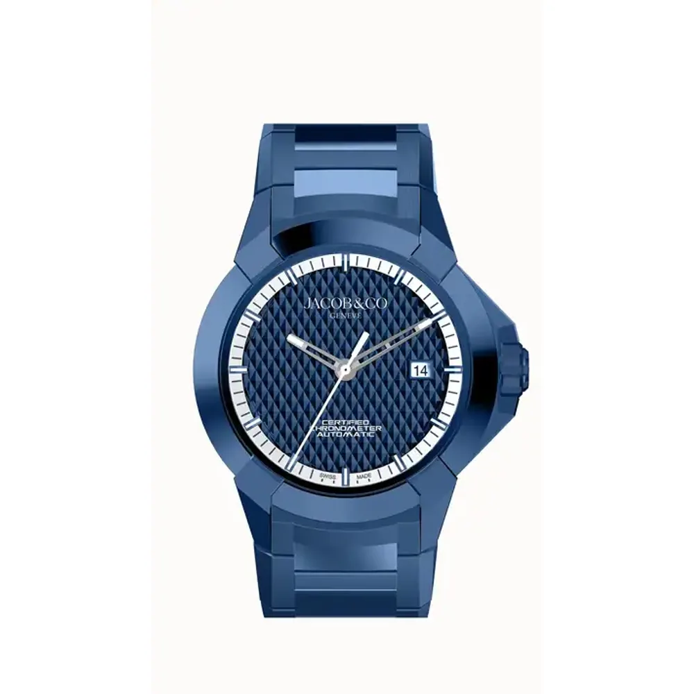 Jacob & Co. Epic X Sport — Blue PVD Steel Bracelet