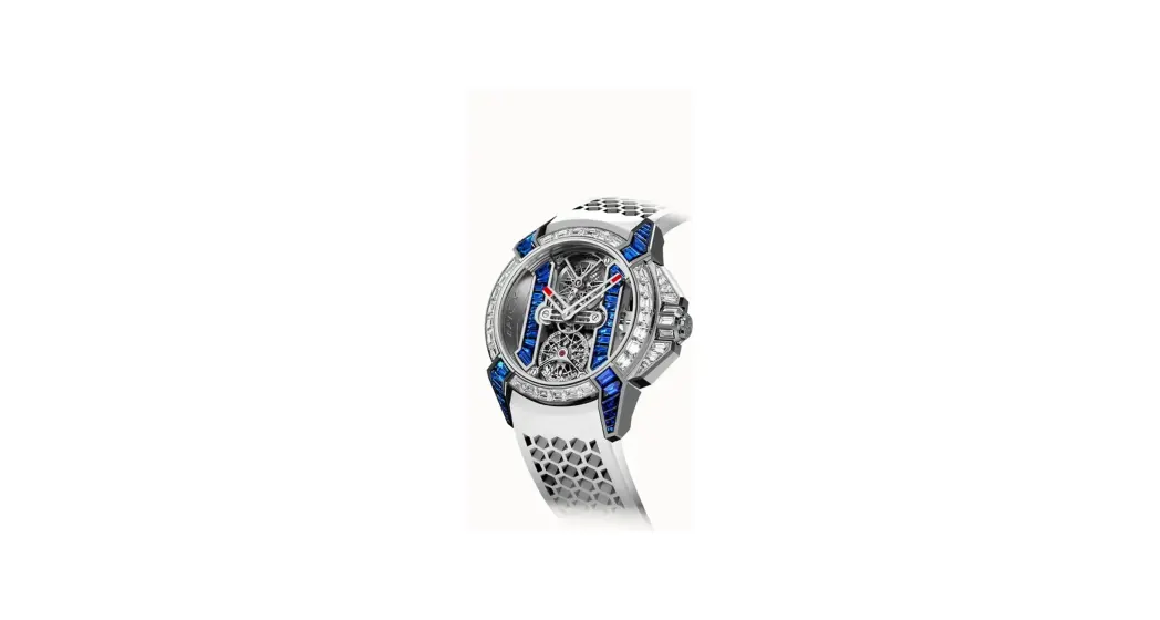 Jacob & Co. Epic X Tourbillon Baguette — Blue Sapphires