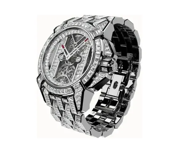 Jacob & Co. Epic X Tourbillon Baguette — White Gold
