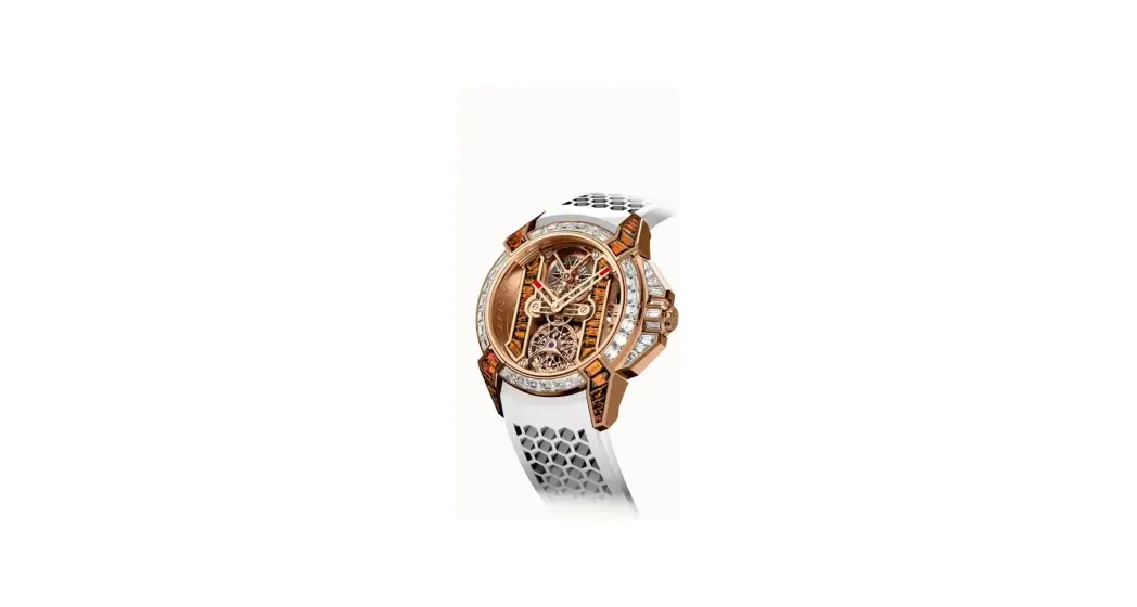 Jacob & Co. Epic X Tourbillon Baguette — Orange Sapphires