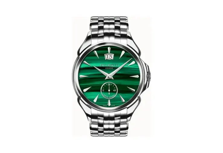 Jacob & Co. Palatial Classic — Stainless Steel (Malachite) Bracelet