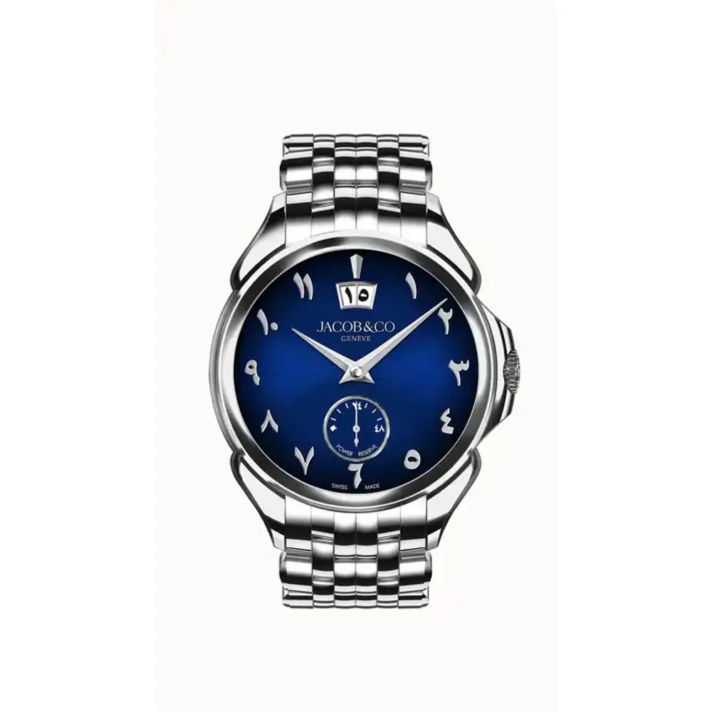 Jacob & Co. Palatial Classic — Stainless Steel, Arabic Bracelet