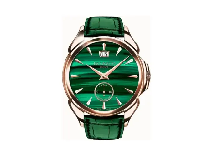 Jacob & Co. Palatial Classic — Rose Gold (Malachite)