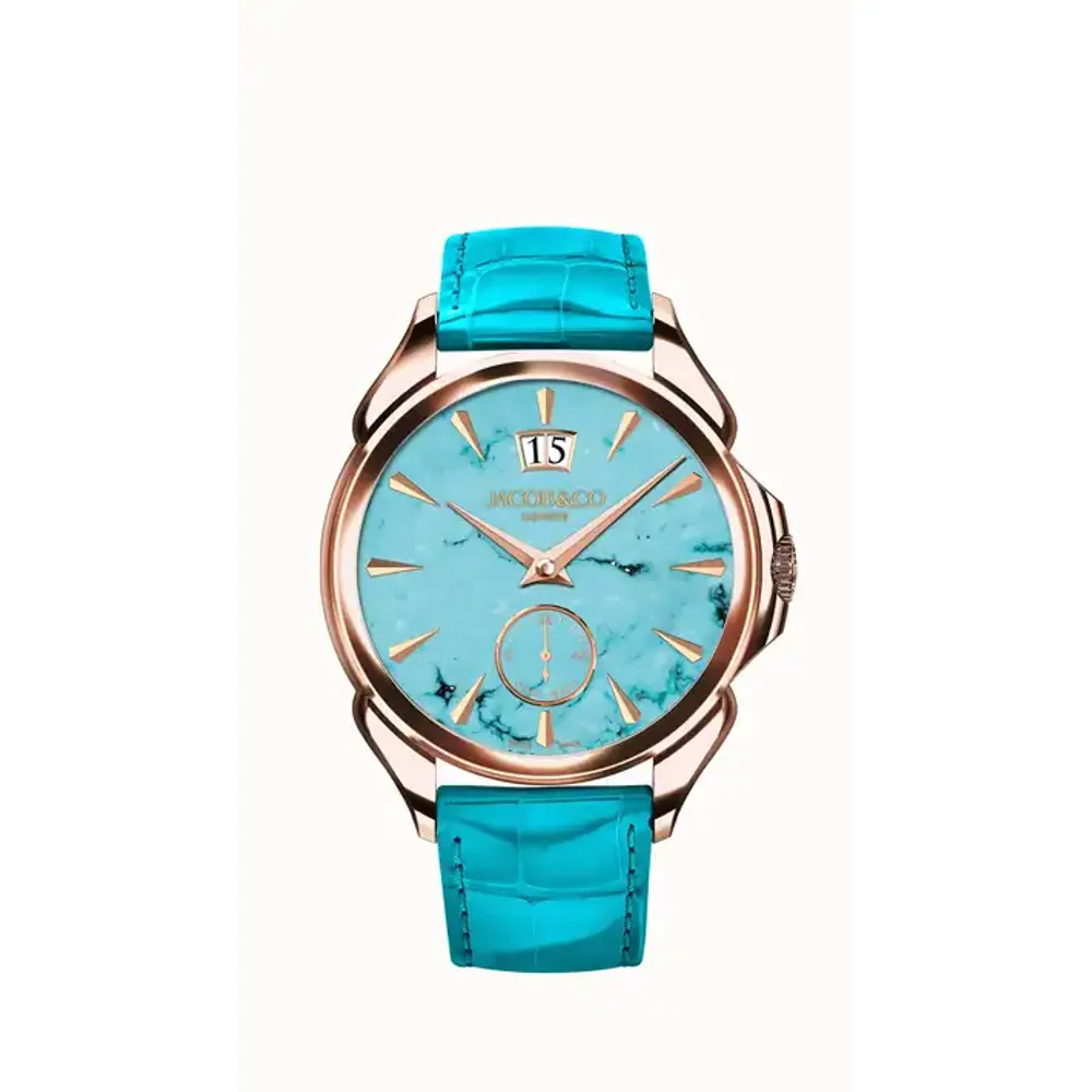 Jacob & Co. Palatial Classic — Rose Gold (Turquoise)
