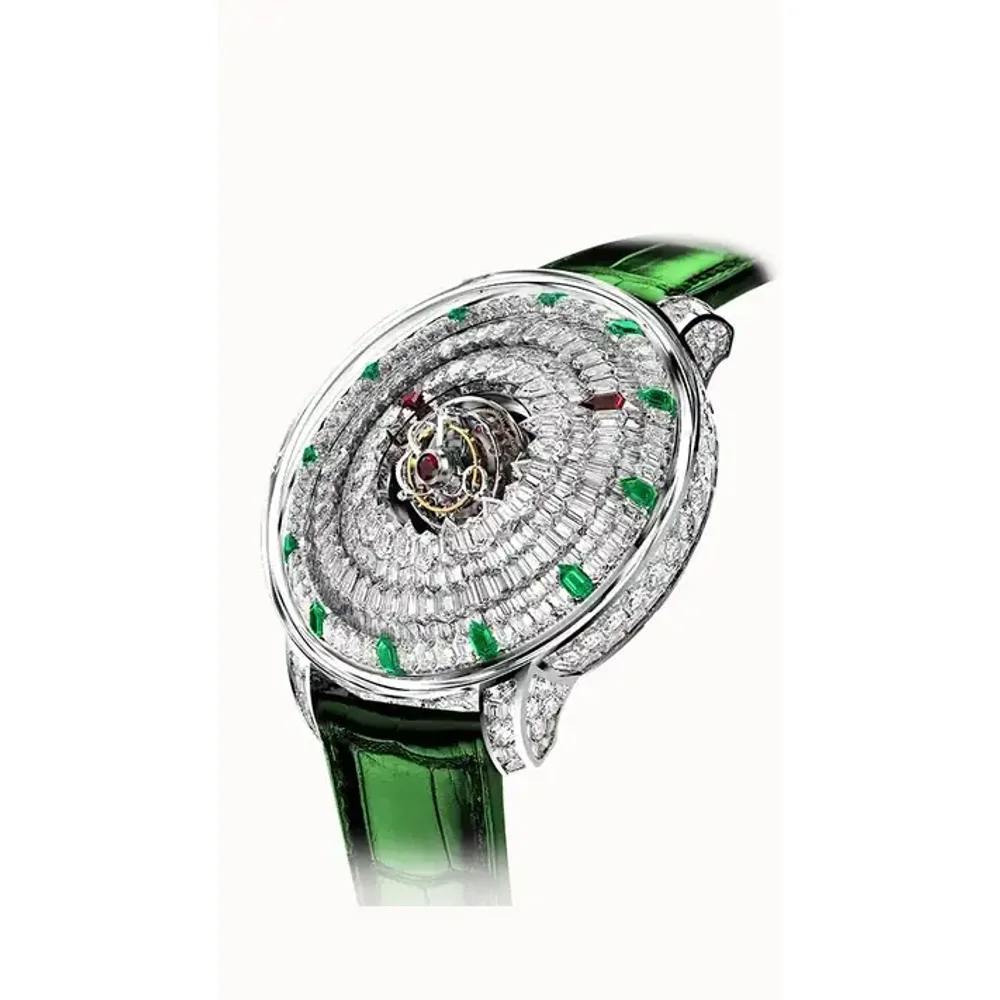 Jacob & Co. The Mystery Tourbillon — Tsavorites (White Gold)