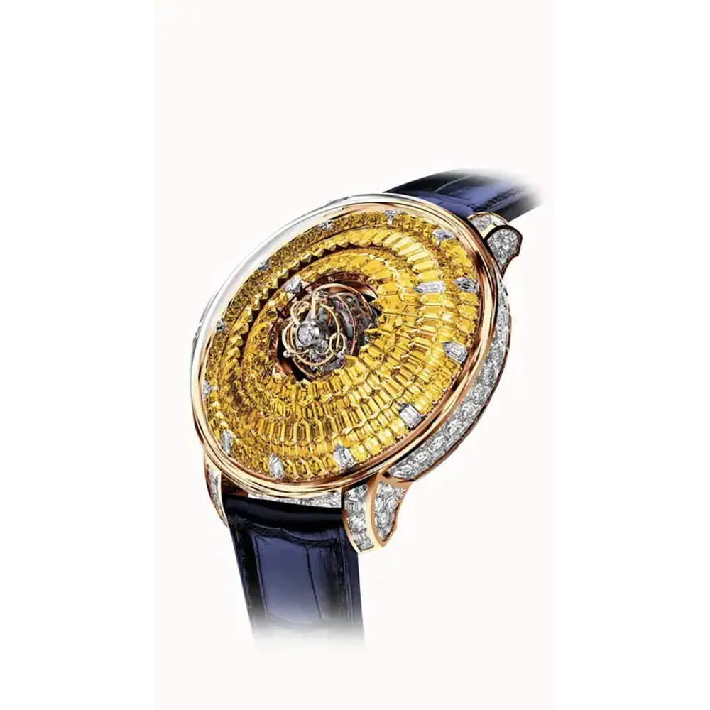 Jacob & Co. The Mystery Tourbillon — Yellow Sapphires (Rose Gold)