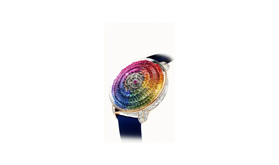 Jacob & Co. The Mystery Tourbillon — Rainbow (Rose Gold)