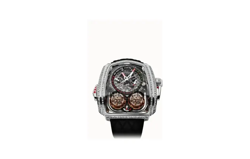 Jacob & Co. Twin Turbo Furious Baguette — White Gold