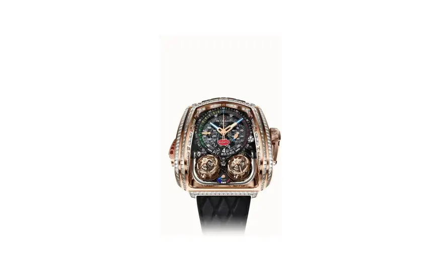 Jacob & Co. Twin Turbo Furious Baguette — Rose Gold