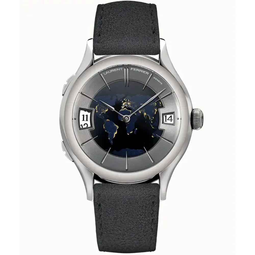 Laurent Ferrier Classic Traveller – Globe Night Blue