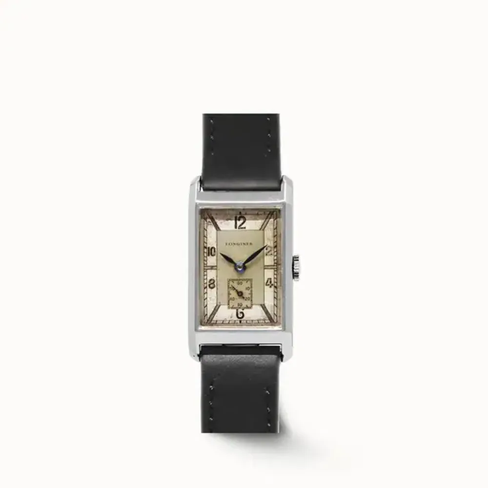 Longines Heritage & Archive Rectangular-Shaped Art-Deco Watch (1936)