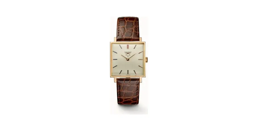 Longines Heritage & Archive Square-Shaped Watch In 18Ct Rose Gold (1964)