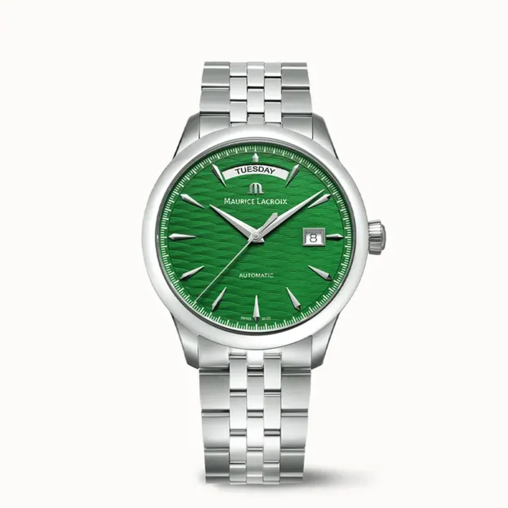 Maurice Lacroix 1975 Automatic Vagues DU Jura Green