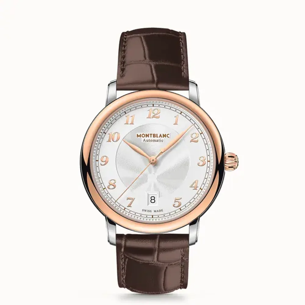 Montblanc Star Legacy Automatic Date 42 mm, Steel, 5N Gold-Capped Steel