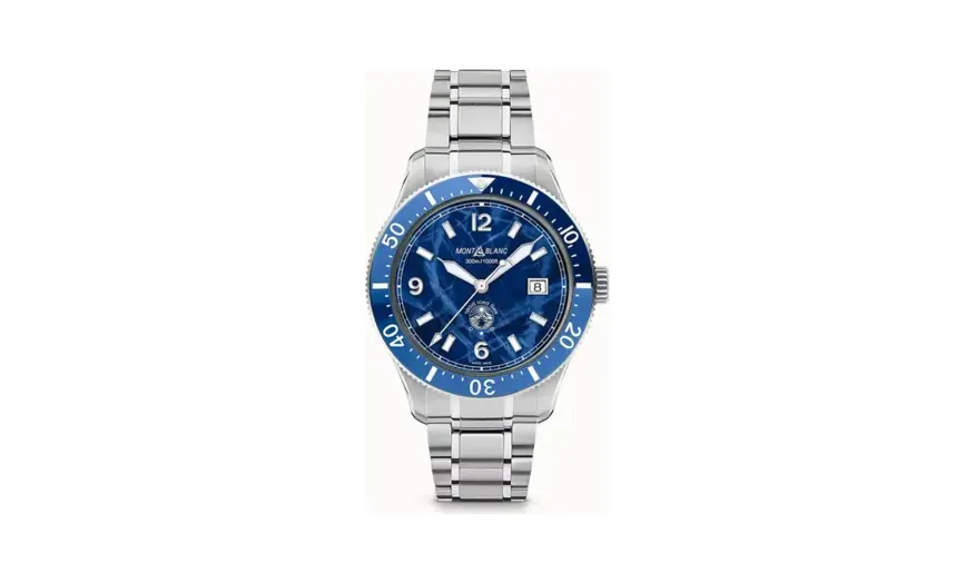 Montblanc Iced Sea Automatic Date, Steel - Ceramic - Blue
