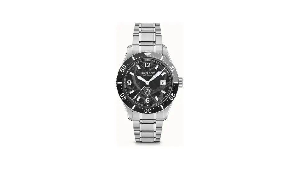 Montblanc Iced Sea Automatic Date, Steel - Ceramic - Black
