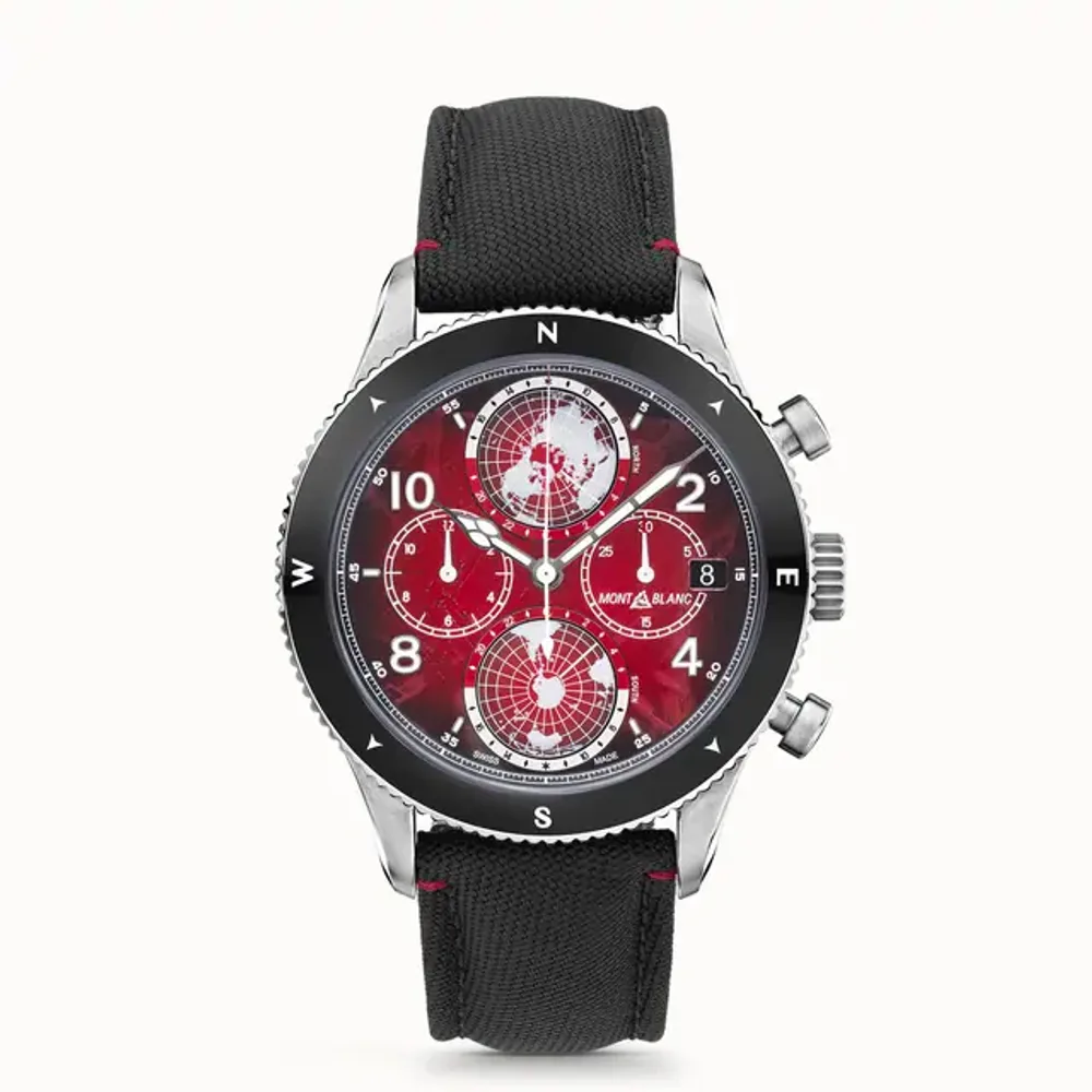 Montblanc 1858 Geosphere Chronograph 0 Oxygen Limited Edition - 290 pieces, 290 pieces - TITANIUM, Ceramic