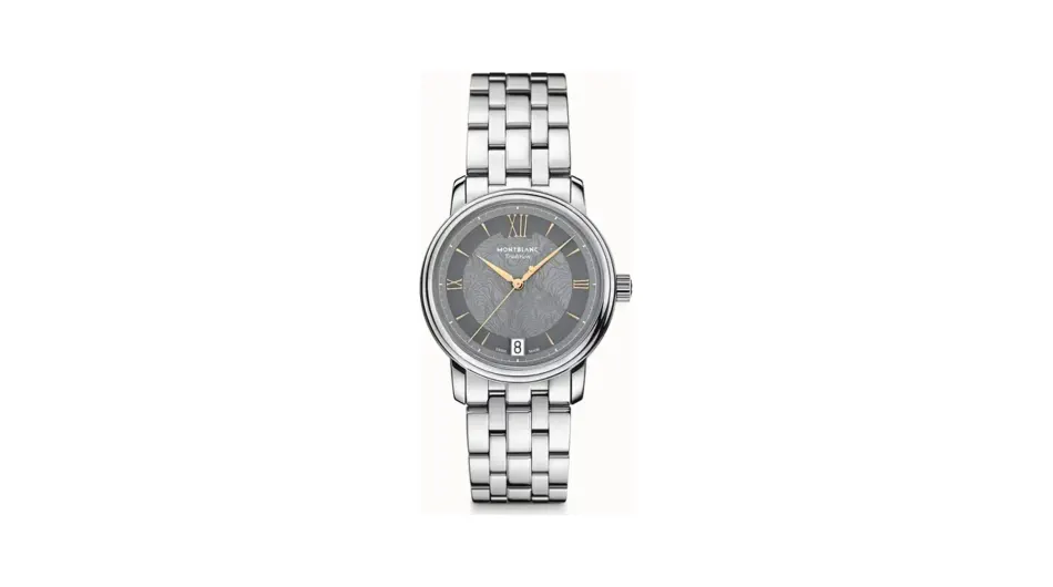 Montblanc Tradition Automatic Date 32 mm, Steel - Gray