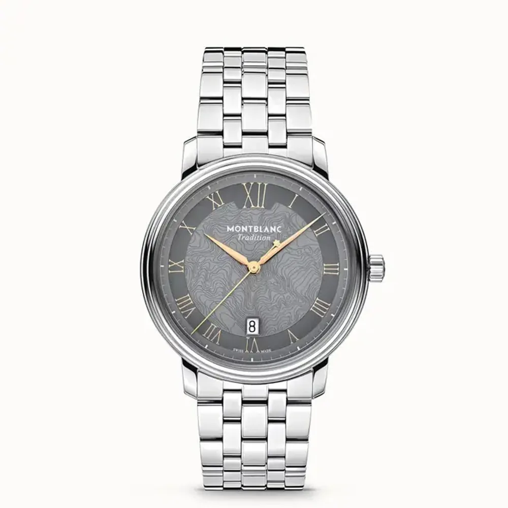 Montblanc Tradition Automatic Date 40 mm, Steel - Gray