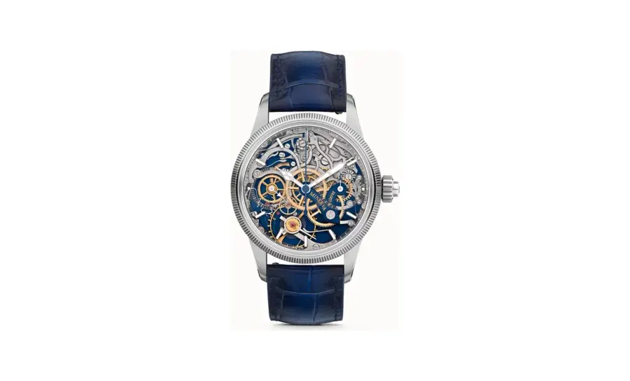 Montblanc 1858 The Unveiled Minerva Chronograph Limited Edition - 100 pieces, 100 pieces - STEEL, Grey Gold