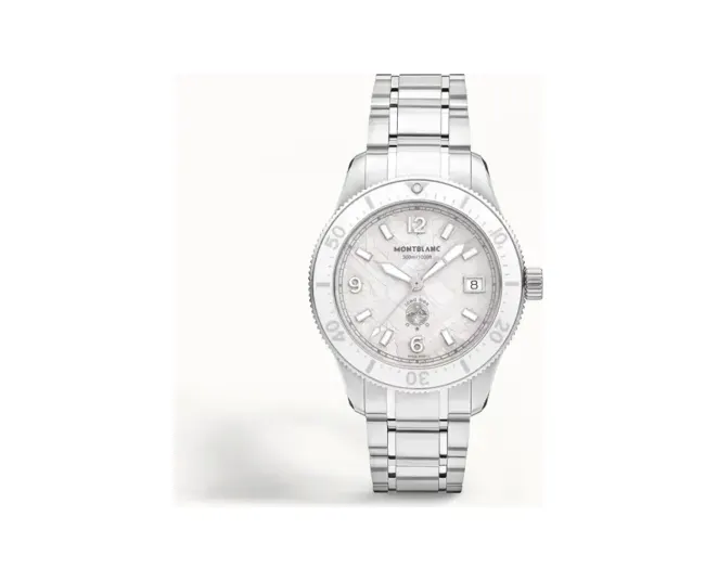 Montblanc Iced Sea Automatic Date 0 Oxygen, Steel - Ceramic - White