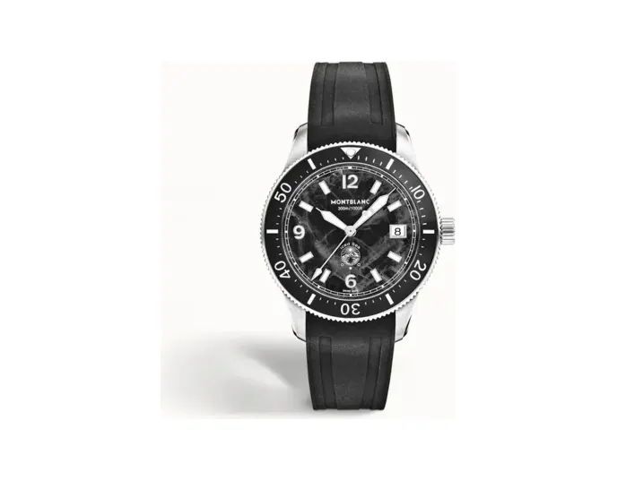 Montblanc Iced Sea Automatic Date 0 Oxygen, Steel - Ceramic - Black