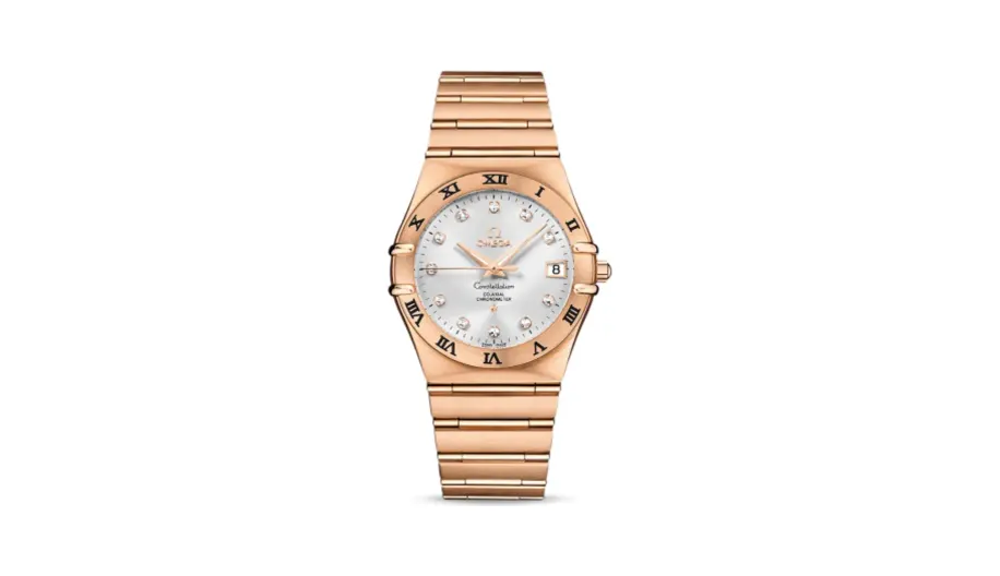 Omega Constellation Co-Axial 35.5 Red Gold / Silver / 160 Years