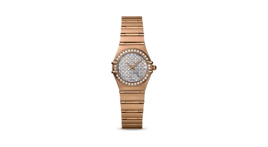 Omega Constellation Quartz 22.5 '95 Red Gold / Diamond / MOP