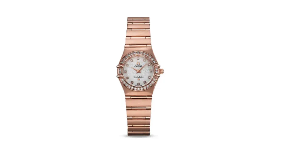 Omega Constellation Quartz 22.5 '95 Red Gold / Diamond / MOP
