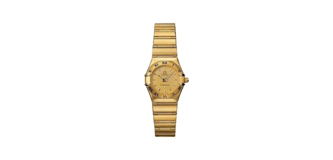 Omega Constellation Quartz 22.5 '95 Yellow Gold / Champagne