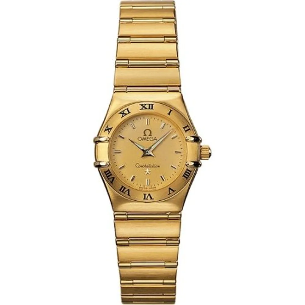 Omega Constellation Quartz 22.5 '95 Yellow Gold / Champagne