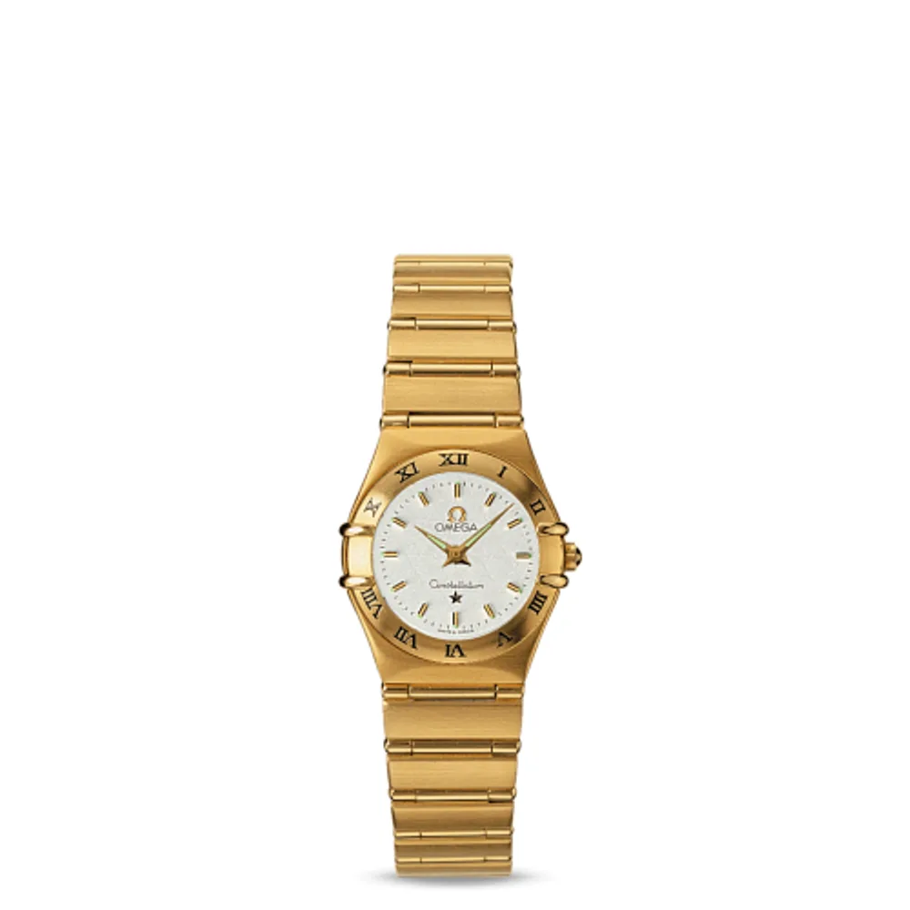 Omega Constellation Quartz 22.5 '95 Yellow Gold / Silver