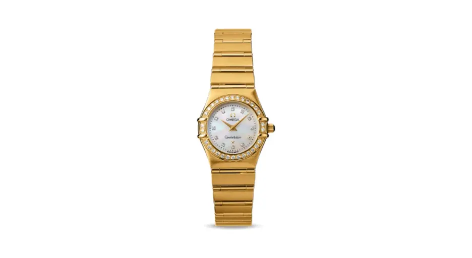 Omega Constellation Quartz 22.5 '95 Yellow Gold / Diamond / MOP