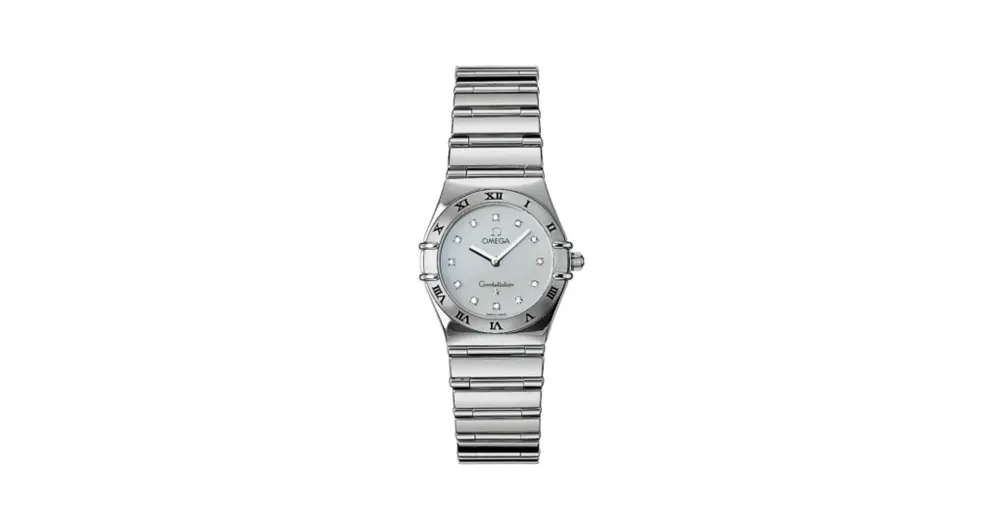 Omega Constellation Quartz 25.5 My Choice White Gold / White
