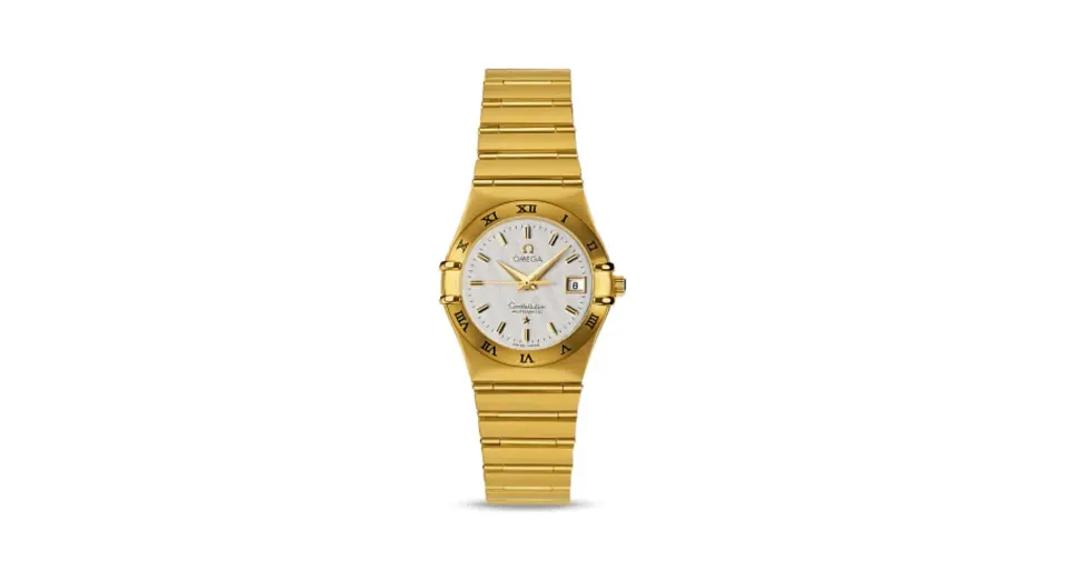 Omega Constellation Automatic 27.5 '95 Yellow Gold / Silver
