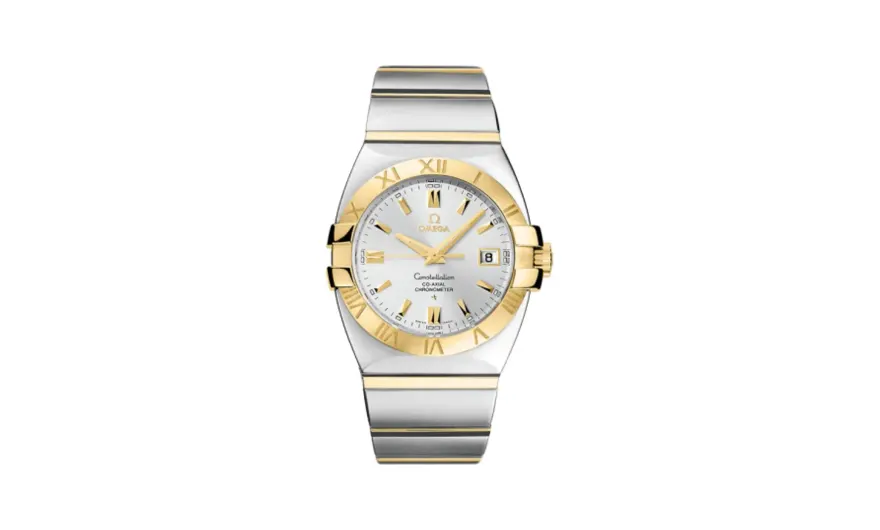 Omega Constellation Co-Axial 35 Double Eagle Stainless Steel / Yellow Gold / Silver