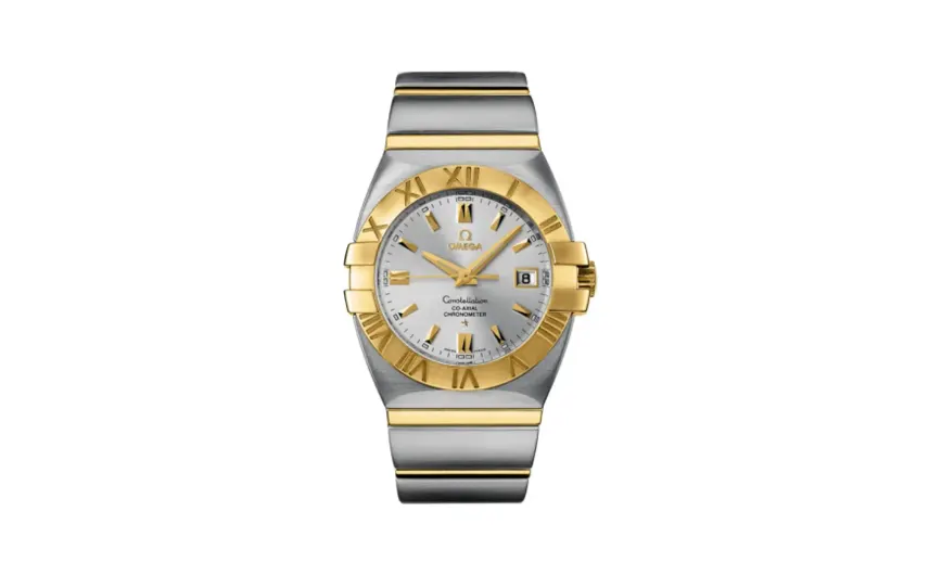 Omega Constellation Co-Axial 38 Double Eagle Stainless Steel / Yellow Gold / Silver