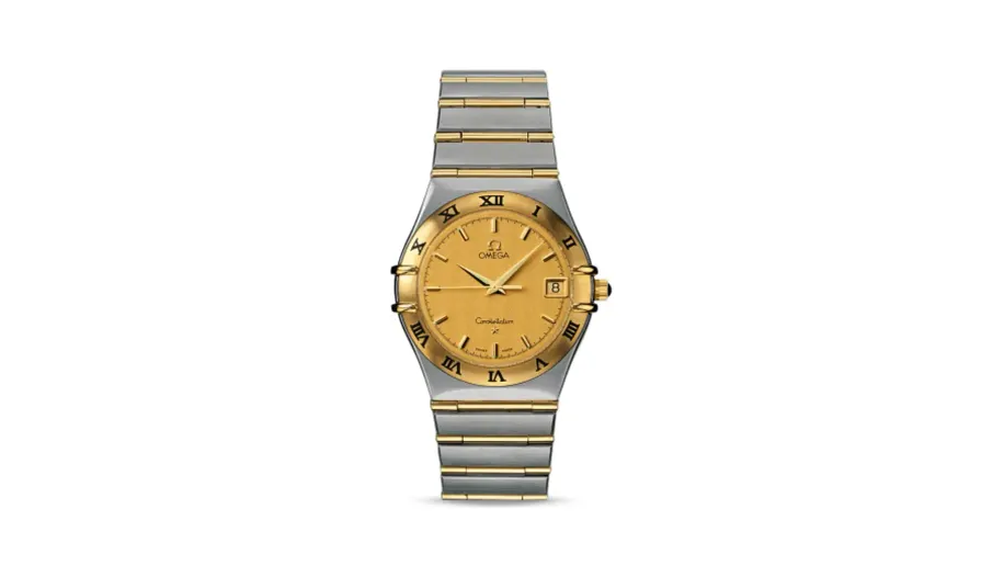 Omega Constellation Quartz 33.5 Stainless Steel / Yellow Gold / Champagne