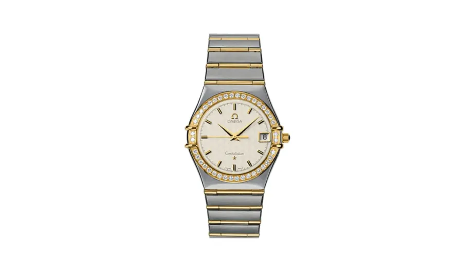 Omega Constellation Quartz 33.5 Stainless Steel / Yellow Gold / Diamond / Silver