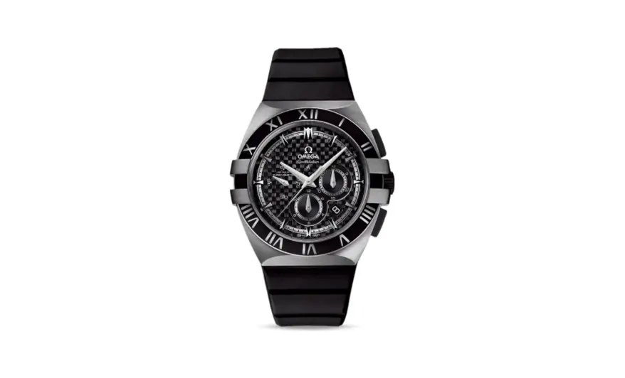 Omega Constellation Co-Axial 41 Chronograph Double Eagle Titanium / Carbon / Rubber