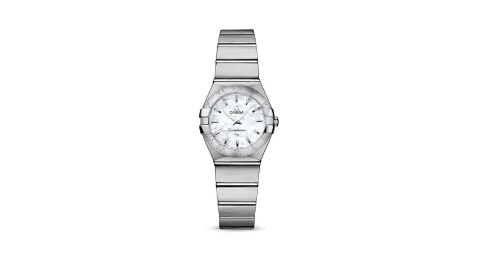 Omega Constellation Quartz 24 Brushed Stainless Steel / MOP