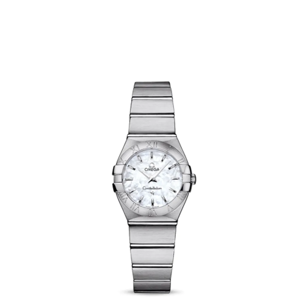 Omega Constellation Quartz 24 Brushed Stainless Steel / MOP