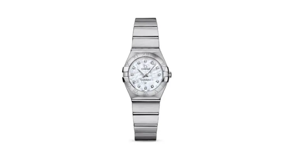 Omega Constellation Quartz 24 Brushed Stainless Steel / MOP