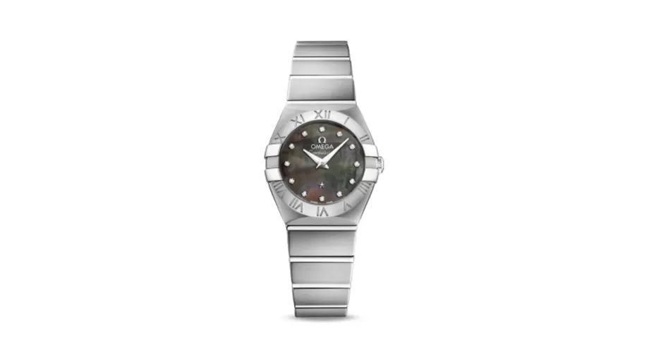 Omega Constellation Quartz 24 Stainless Steel / Grey MOP