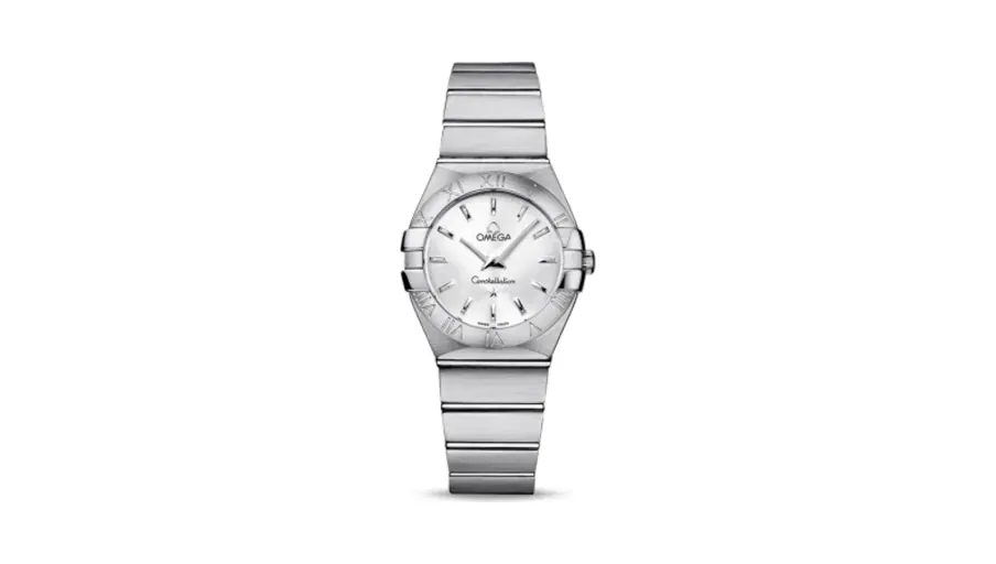 Omega Constellation Quartz 27 Brushed Stainless Steel / Silver