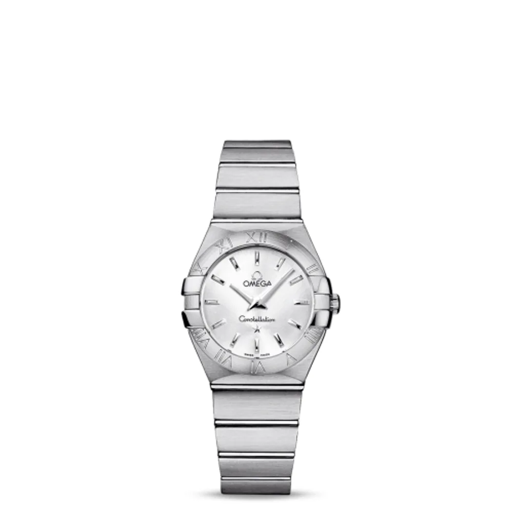 Omega Constellation Quartz 27 Brushed Stainless Steel / Silver