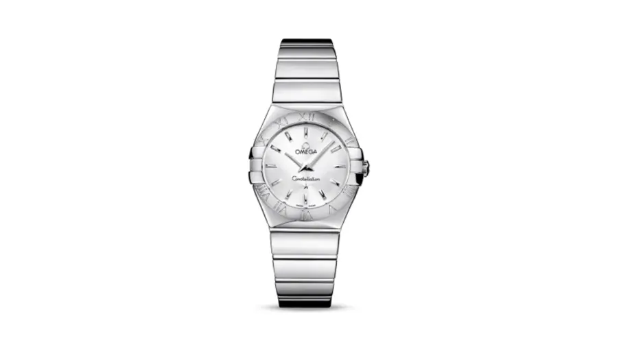 Omega Constellation Quartz 27 Polished Stainless Steel / Silver